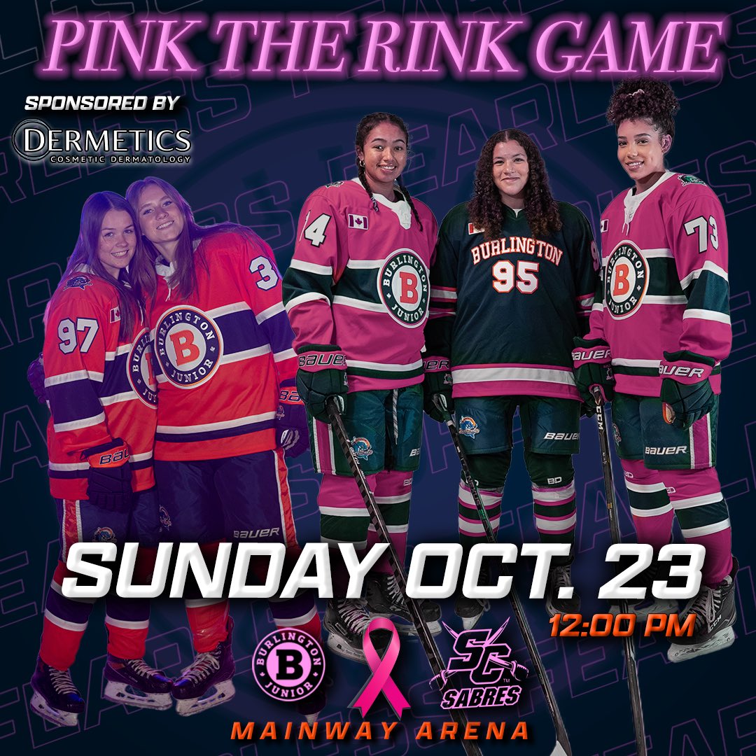 jrcudas's tweet photo. Come out this Sunday for our Pink The Rink Game in support of the fight against breast cancer. We will be accepting donations as admission towards cancer research! Plus, some spooky specials! See you there 🎀👻🧡💙

#CudaNation #GoCudas #BreastCancerAwarenessmonth https://t.co/AQFaexLLzh