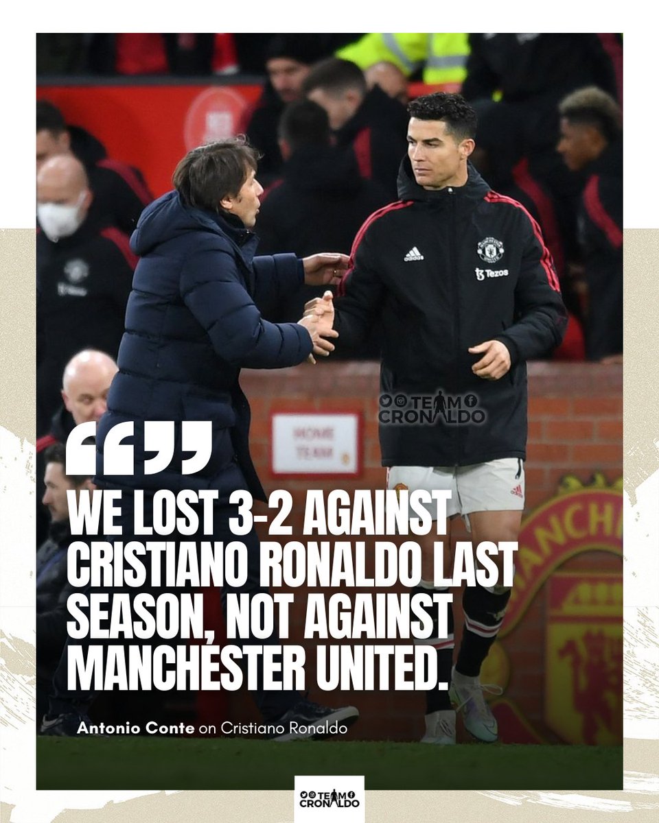 TeamCRonaldo's tweet photo. 🎙‼️ Antonio Conte on Cristiano Ronaldo https://t.co/KZa4SzB9Iu