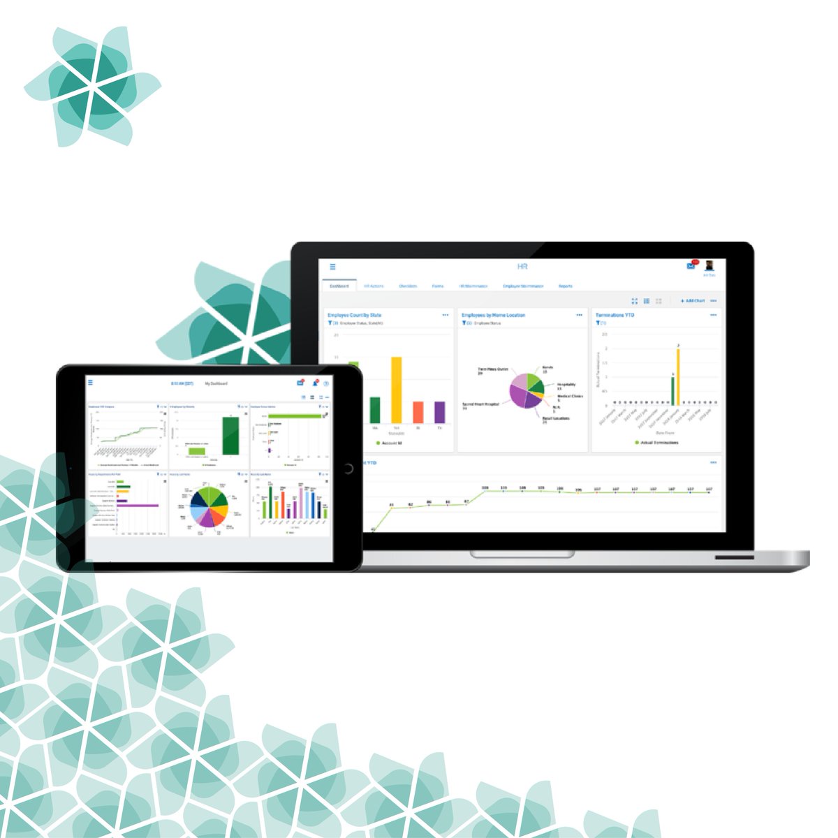 Data can be a headache to sift through and does not always convey the message you need. Keep it simple with data visualization options and customizable dashboards to see the information you want. bit.ly/397H003 #reporting #HumanResources #HRManagement