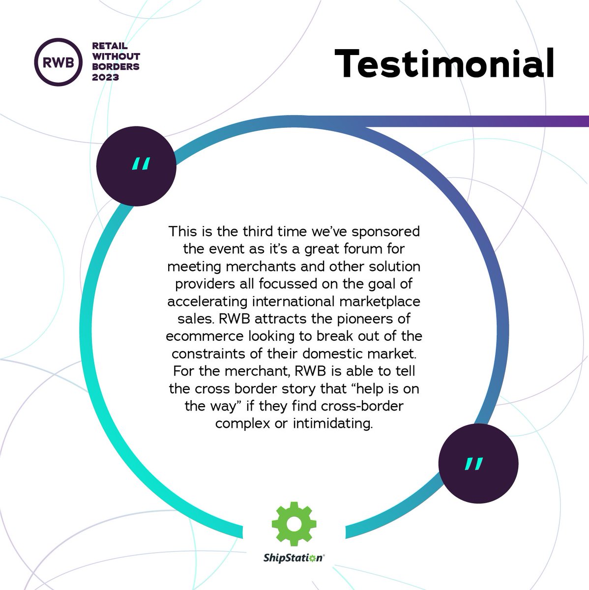 RWB brings together the online marketplace industry, not only to shape the future of the sector but also to foster incredible new connections and opportunities. Don't believe us? Check out what <a href="/ShipStation/">ShipStation</a> has to say about it!

📣 Become a Sponsor here: rwb.global/sponsors-partn…
