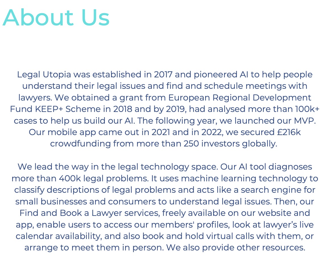 AiLegalutopia's tweet photo. Legal help is only a few clicks away. We make finding legal help easy, 24/7

Download our AI and mobile app at https://t.co/z1yvyuxCpt 

Lawyers, join our platform for free today at https://t.co/qdENBDY8rv

 #ai #legal #lawyers # https://t.co/kbXZvJvQ3k