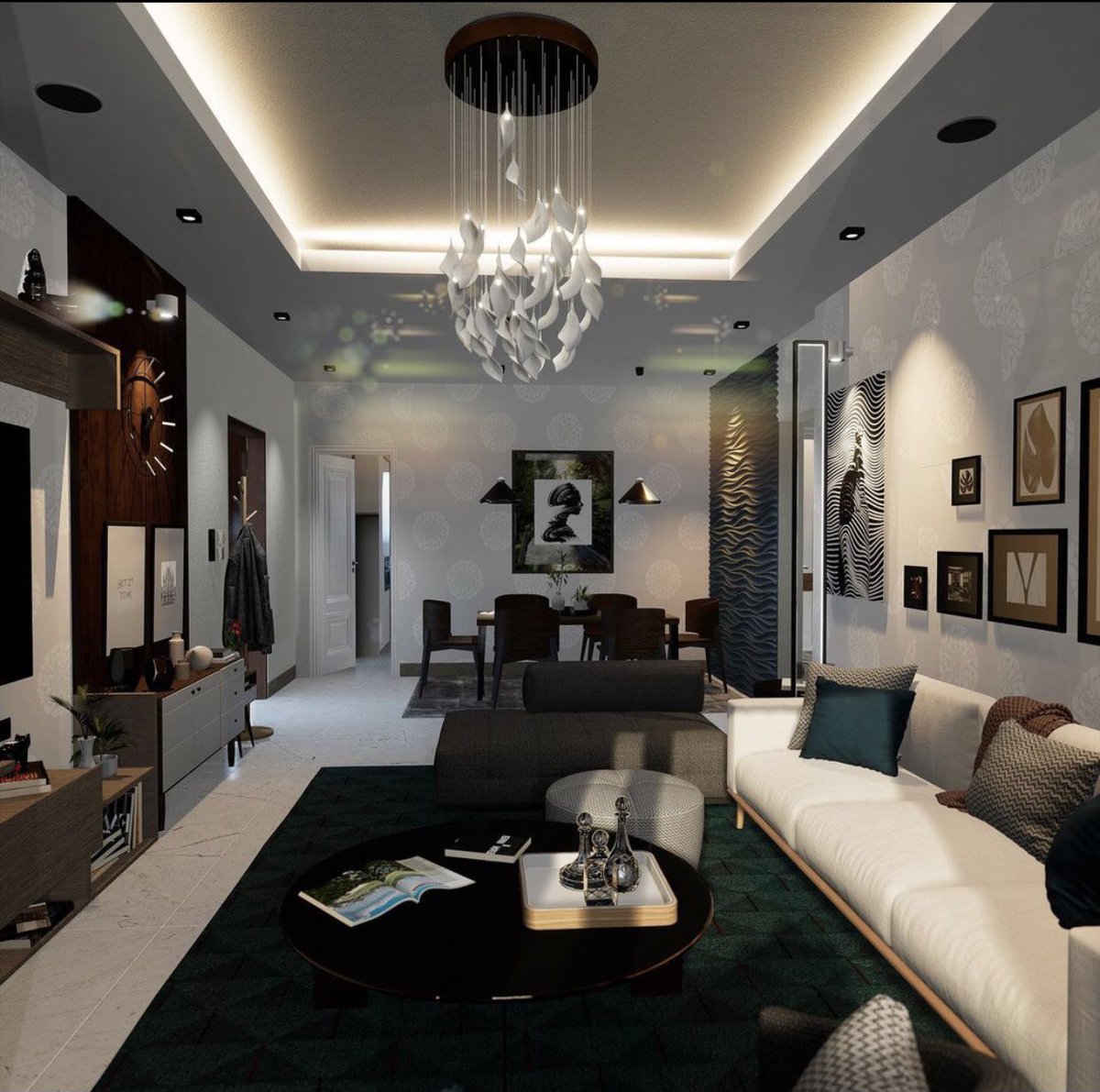 maykop_cic's tweet photo. Apartment living room interior design @AlvnCharles2 #Studiohouse #MaykopDesignStudio🦺🚧🏗 #3dvisualization #interiordesign #decor #architecturedesign https://t.co/JBKtEj5wIk