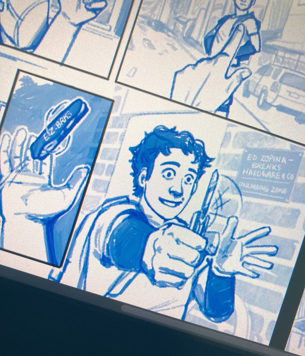 1Alone_Together's tweet photo. “Mr.Brehks makes the best knives!”Having fun with some background jokes in Alone Together! https://t.co/TNeWr9kSX5
#alonetogether_gn #comic  #GraphicNovel #Webseries #startreading #zombies #illustration #AustinTx #keepaustinweird #austinartists #austinlocal https://t.co/byuwXHFiPB