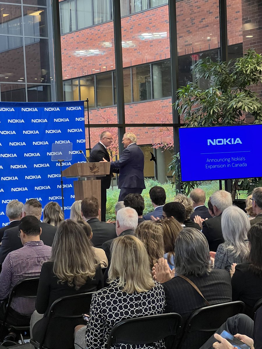BPatacairk's tweet photo. Nokia’s Expansion in Ottawa. Big thanks to Nokia for expanding in Ottawa and a big thanks to the Feds and Prov for investing millions in this great technology company! This investment will grow jobs and contribute to GDP in a big way. https://t.co/zjob39fNhn