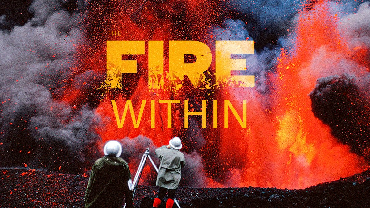 Tonight at 9PM on BBC Four and <a href="/BBCiPlayer/">BBC iPlayer</a>  Storyville: The Fire Within. 
Werner Herzog’s ode to famed French volcanologists Katia and Maurice Krafft.

bbc.co.uk/programmes/m00…