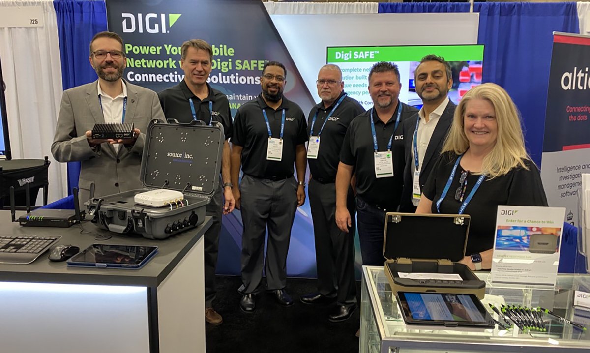 digidotcom's tweet photo. It's a great day at #IACP! Join our team in booth 726 to learn about #tech solutions for #publicsafety. Start here to map your route through the exhibition: https://t.co/AZQe7GfGci #IACP #police #publicsafety #ConnectWithConfidence #IACP2022 https://t.co/6dU3PEDZgs