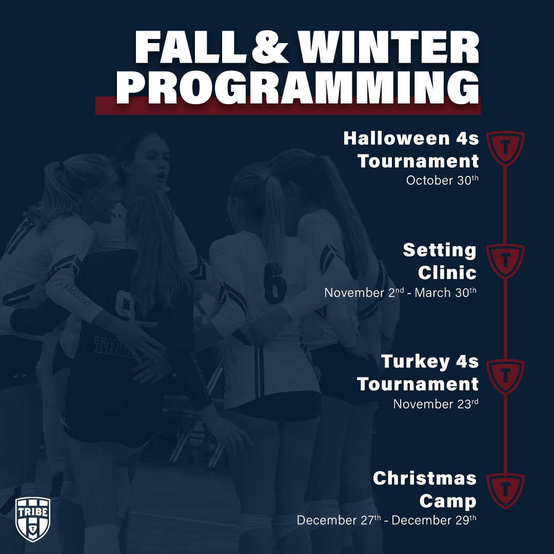 Reminder to sign up for our Winter and Fall programs!

#MyTribeVolleyball