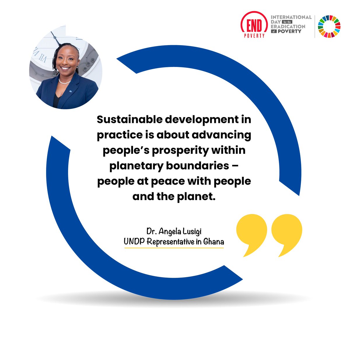 By putting people at the centre of devt, our programmes demonstrate that sustainable devt is about dignity for all. Sus.devt in practice is about advancing people’s prosperity – people at peace with people & the planet. #EndPovertyDay piece @angelalusigi: bit.ly/3s7BtfL
