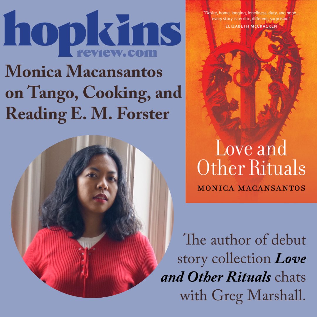 “I carry many cultures and languages within me, as do many Filipinos at home and in the diaspora, and I enjoy exploring the many contradictions that we live with in our everyday lives.”

@missmacansantos in wide-ranging conversation with <a href="/gregrmarshall/">Greg Marshall</a>:

hopkinsreview.com/features/monic…