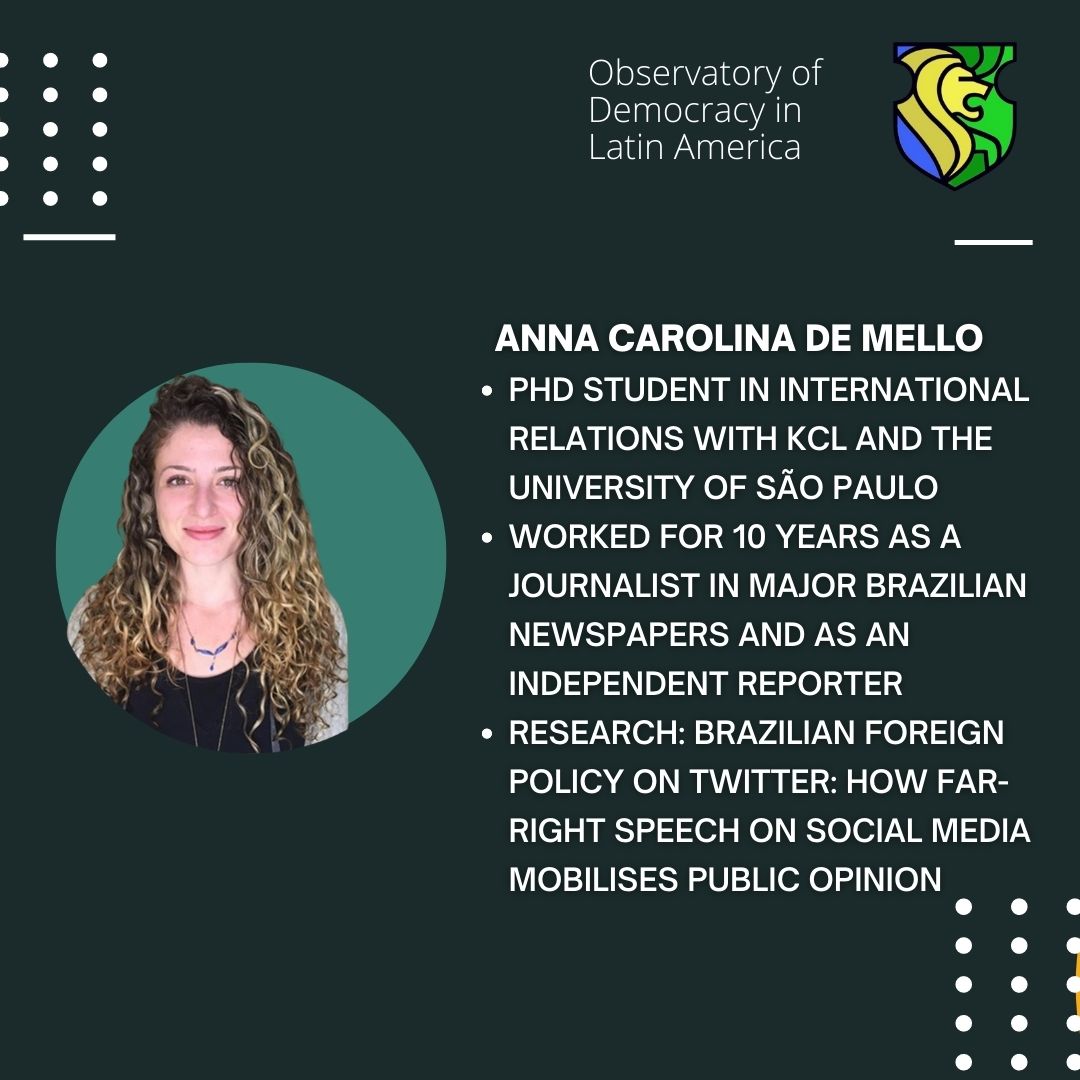 KODLA_'s tweet photo. Seeing the uncertainty that the Brazilian elections are bringing up, we have partnered with the King's Brazilian Society to put together an in-person panel talking about the elections. You can sign up here:
https://t.co/YUlaygjgia https://t.co/fz2zZirxBF