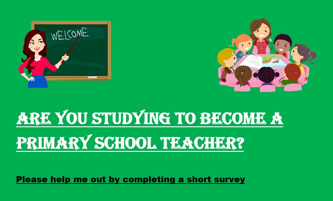 tara_gannon13's tweet photo. Are you a primary school student teacher ??

If so, Please complete this short survey for my final year research project!

https://t.co/bdaV7paRem https://t.co/GrnEvwBpkG