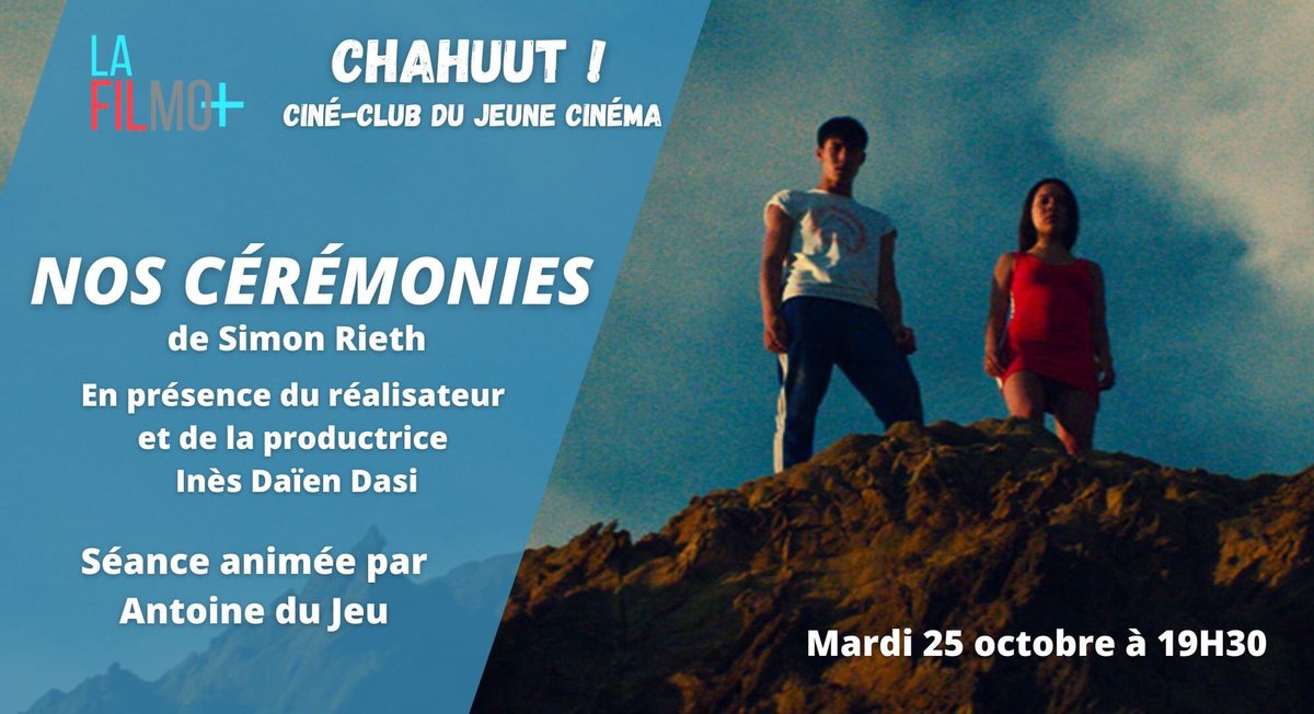 Avant-première et rencontre avec le réalisateur et la productrice : "Nos cérémonies", de Simon Rieth à La #Filmothèque du Quartier Latin mardi 25 octobre à 19h30. Réservation : tinyurl.com/mps4ps7n