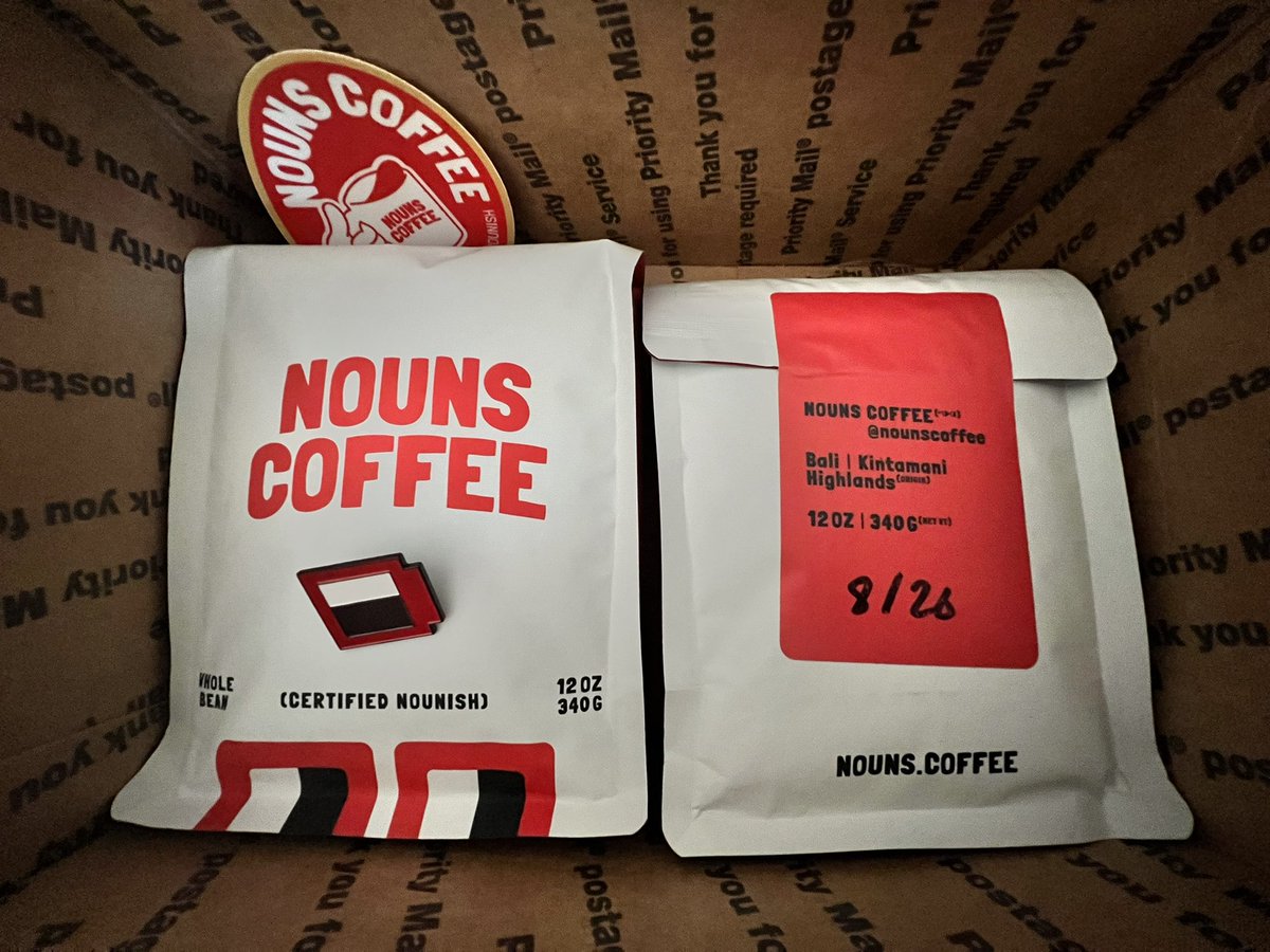 Time for a coffee mission with <a href="/nounscoffee/">Nouns Coffee ⌐◨-◨</a> ☕️

Last 2 days for ENS holders to claim their reserved .⌐◨-◨ 

Meanwhile, let's make the countdown more exciting with...

5 <a href="/nounscoffee/">Nouns Coffee ⌐◨-◨</a> $100 gift cards to win in 2 days✨

Details below 👇🔥