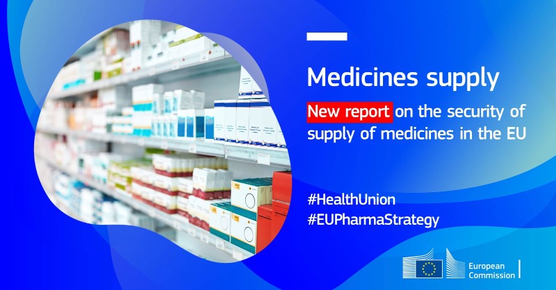 EU_Health's tweet photo. What are the risks to the security of supply of medicines?

The pandemic shows: it's crucial to have access to safe, high quality and affordable medicines at all times

Read our report on the vulnerabilities of the global supply chain of medicines

#EUPharmaStrategy #HealthUnion