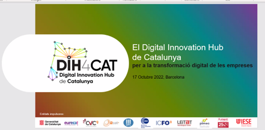 #SandraPerez, líder de l’Equip d’Indústria d <a href="/accio_cat/">ACCIÓ</a> ha presentat els programes d’ACCIÓ: Digital Innovation Hub de Catalunya i Cupons 4.0 de testatge de tecnologies digitals avançades.