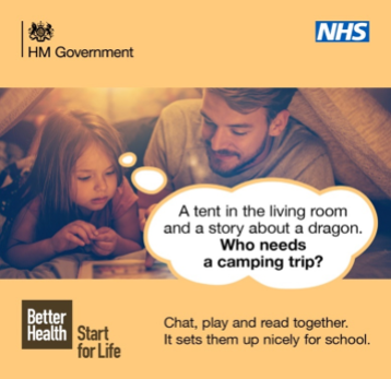 SocialPrescribe's tweet photo. Kids brains are like sponges, soaking up everything around them. And when you play with them, you give their brains a boost. Get support at Start for Life https://t.co/OT4H8szmMS
#ChatPlayRead https://t.co/3vlWt2b464