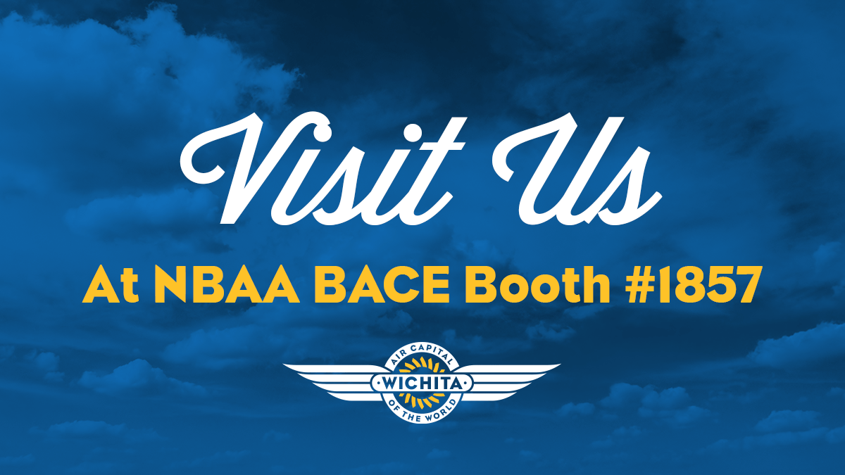 The Air Capital of the World is at the <a href="/NBAA/">NBAA</a>-BACE tradeshow in Orlando this week. 

Come visit us at Booth #1857 to discover why the Air Capital is the best place for your aviation operations and how the Greater Wichita region can position your company for success.