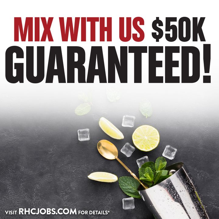 rhcasino's tweet photo. #Bartend with us &amp; earn at least $50K annually! Tipped positions AVERAGE $25/hr! 💰

#Apply now: https://t.co/vHSuUCCWhh

#rhcasino #rollinghills #casino #resort #bartenders #benefits #calijobs #careers #casinojobs #corningjobs #employment #hiring #jobs #make50k #norcaljobs #work https://t.co/6NjfMLB5Up