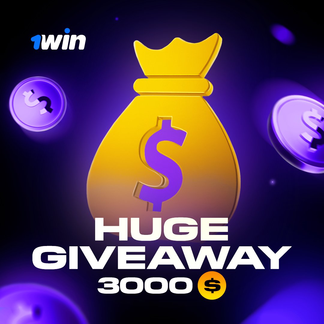💰 $3.000 GIVEAWAY 💰

✅To Enter:

1. Follow <a href="/1winPro/">1win</a>📲
2. Like💙and RT🔁
3. Tag 3 friends 👥
4. Register on <a href="/1winPro/">1win</a> and leave your 1win ID in comments👇

2⃣0⃣0⃣ WINNERS
🗓️Results: October 24

🔗cutt.ly/uBJoZOZ | #1win | #Giveaways | #Giveaway