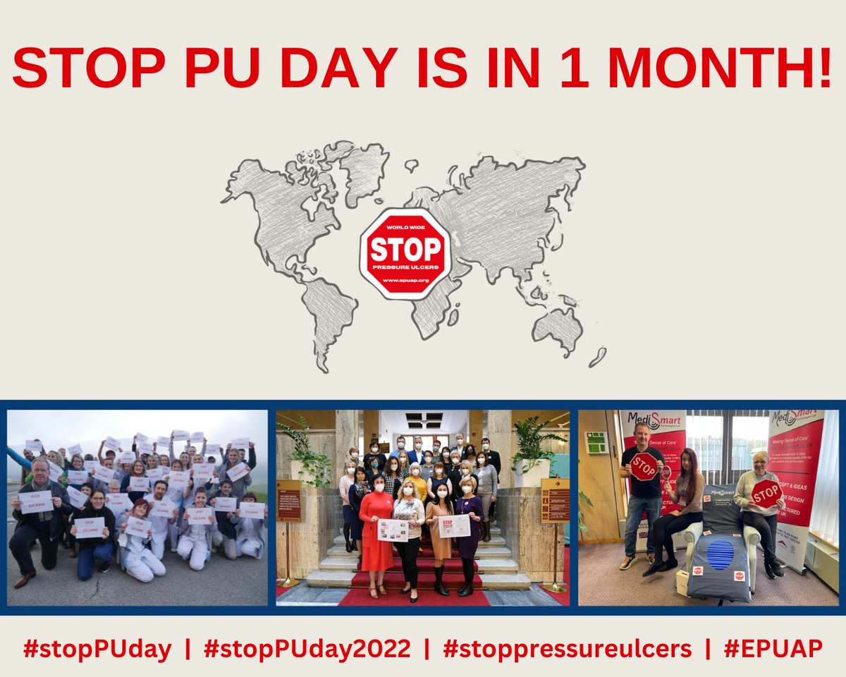EPUAP1's tweet photo. 🛑JOIN THE MOVEMENT🛑
STOP Pressure Ulcer Day is exactly in 1 month❕
Learn more about it and view event reports from previous years 👉 https://t.co/y8hRSzBReI
Orders for STOP PU items will be accepted until 3rd of November!

#stoppressureulcers #stopPUday #stopPUday2022 #EPUAP https://t.co/qgc1ApPKql