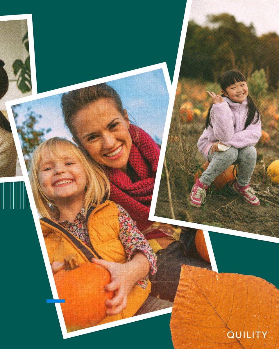 QuilityI's tweet photo. Itβs that time of year! Spooky season movies and weekends at the pumpkin patch. We hope it reminds you of the people who turn everyday moments into your favorite memories. And remember, theyβre worth protecting the most. π
#MomentsIntoMemories #LifeInsuranceIsLoveInsurance https://t.co/wg6QmIDZwq