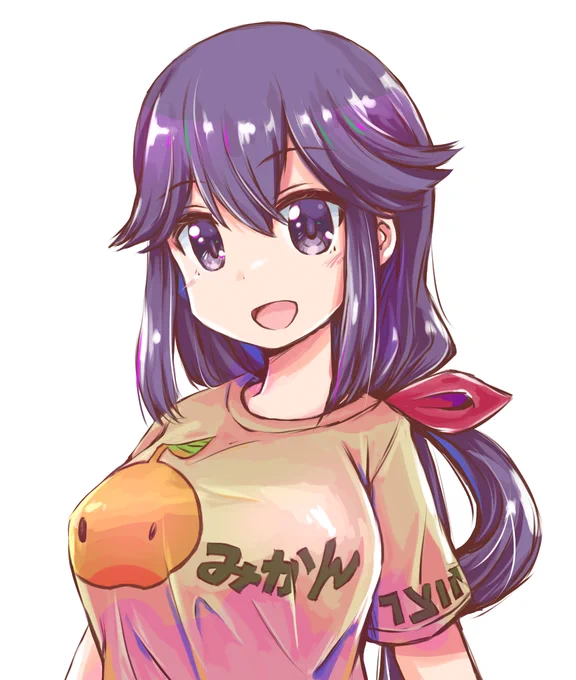 みかん箱Tシャツを着ちゃう清子さん 
