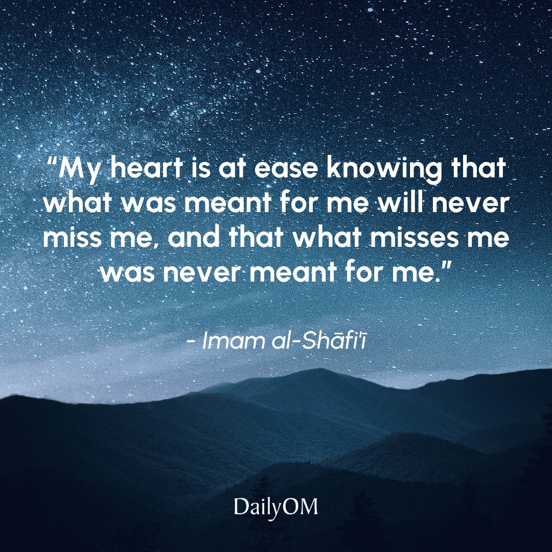 May these words of wisdom put your heart at ease in the week ahead. What is meant to be will be. #DailyOM
#wisdom #mondaythoughts