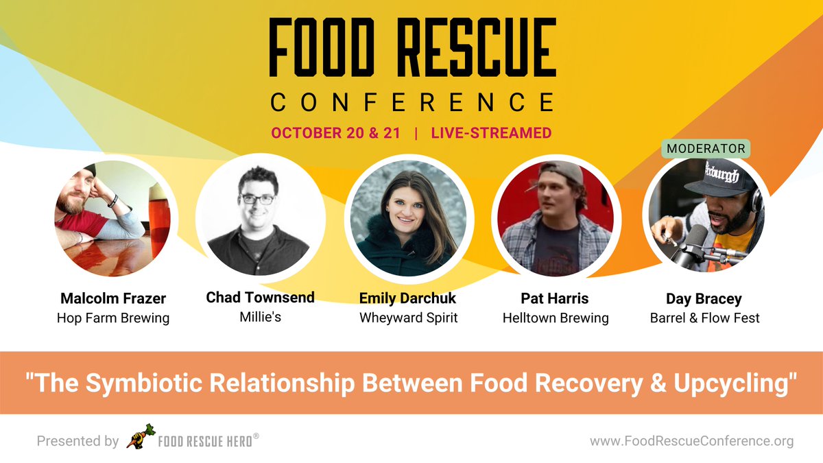 FoodRescueConf's tweet photo. We're thrilled to be featuring Malcolm Frazer, Head Brewer at @HopFarmBeer at the Conference as he shares his insight during "The Symbiotic Relationship Between Food Recovery & Upcycling."
Register: https://t.co/xhT7GkEUx7 #FoodRescueConference https://t.co/cOcLkXqlvq