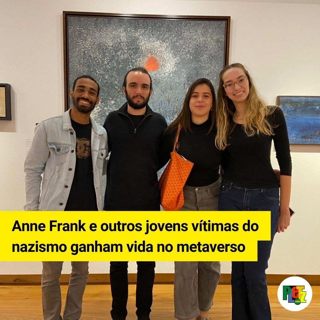 #AnneFrank e outros jovens vítimas do #nazismo ganham vida no #metaverso

pletz.com/anne-frank-e-o…

👉 Assine o PLETZ por apenas R$ 18,00 por ano e tenha acesso ao conteúdo completo do site! Visite: pletz.com/assine