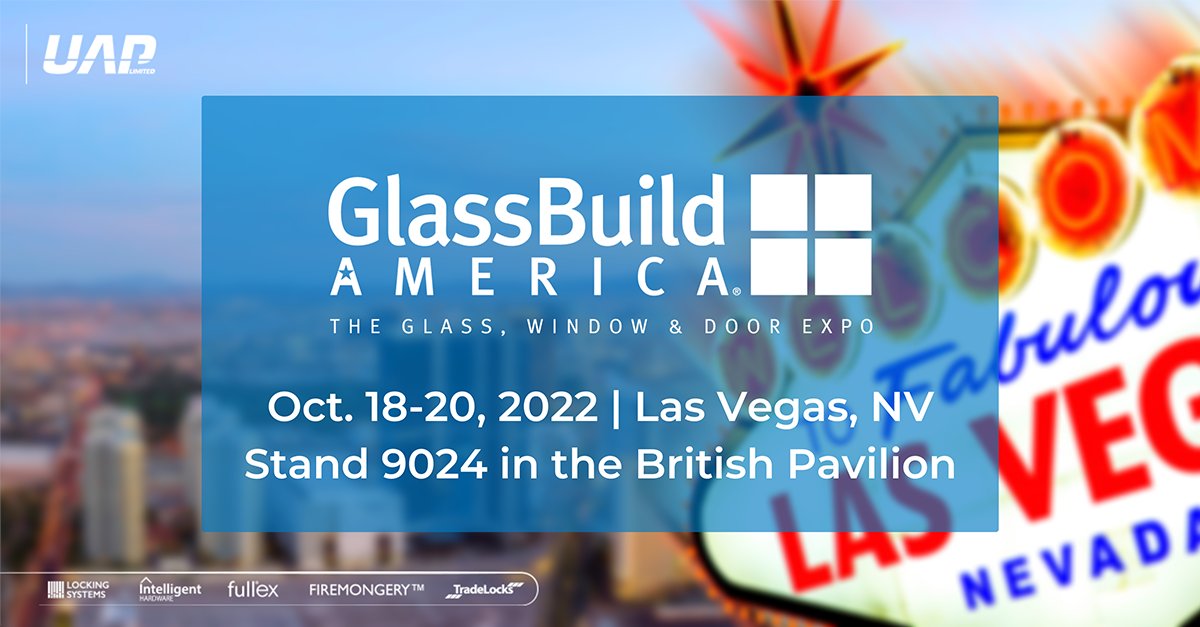 UAP_Limited's tweet photo. UAP are at GlassBuild America TOMORROW!

We’ll be showcasing our core range of door hardware, including cylinders, letterplates, handles, numerals, and more. 

📅 Oct. 18 – 20, 2022
📍 Las Vegas, NV 
👉 Stand # 9024 https://t.co/pSJILTG6Dn