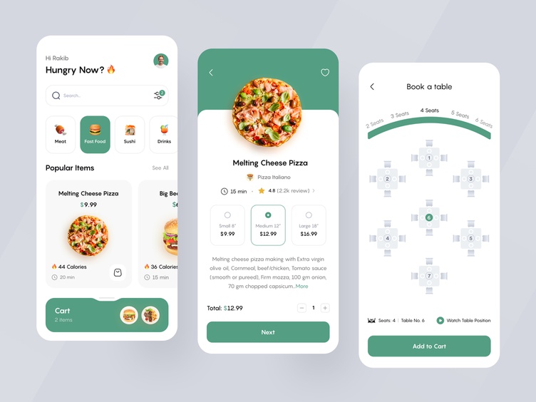 orizondesign's tweet photo. Food and Table Booking App 🍕 Ready for the future of dining? 💭 Created by Rakib Kowshar for Orizon Design.

https://t.co/oeiryH4FS2

Follow @orizondesign for more daily design inspiration! 🚀

#iosapp #tablebookingapp #ui #appdesign #ux #ios #uidesign #mobileapps #design https://t.co/ySK9C8PBtG