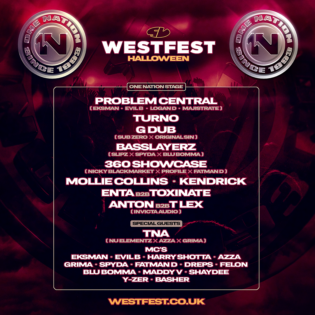 The One Nation arena at Westfest is always🔥🔥🔥 
Final countdown! No missing tickets ▶︎ westfest.co.uk