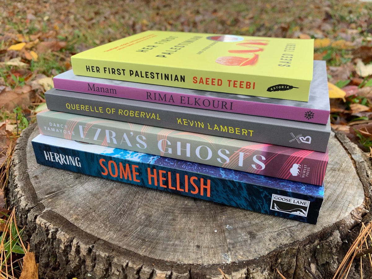 kingsbookstore's tweet photo. fall giveaway time!

@writerstrust sent us copies of each of the nominees for this year's Atwood Gibson Writers' Trust Fiction Prize, awarded to the best Canadian novel or short story collection of the year

follow us &amp; retweet to enter to win all 5 books—draw will be on Nov 1! https://t.co/Q7uu7EHGWx