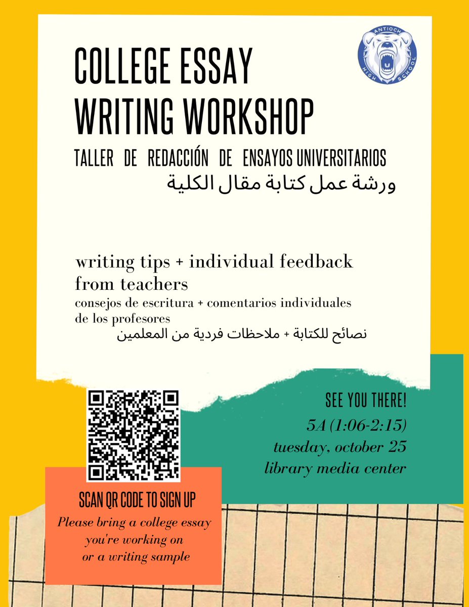 Antioch High Library tweet media