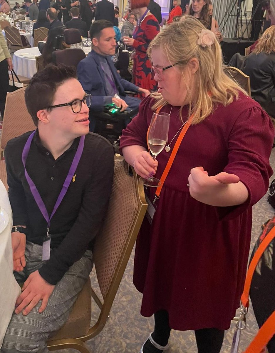 mencap_charity's tweet photo. We caught up with a couple of our #MencapMythBusters and @ciarale01 at the #DisabilityPower100 event.👏 https://t.co/ixkTyhfhvi