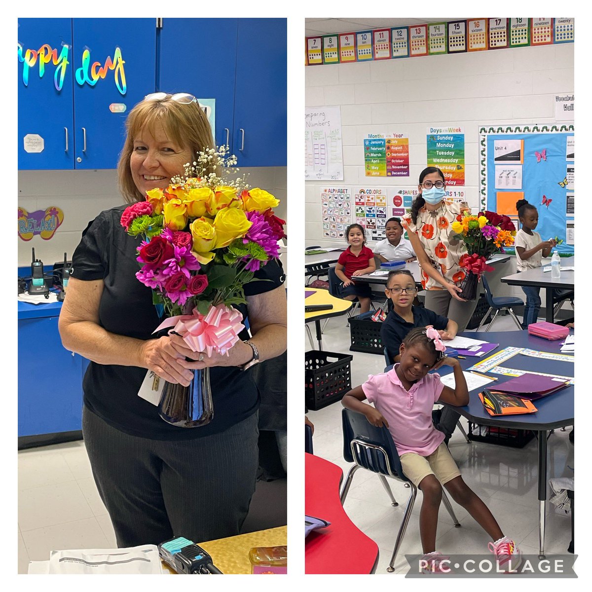 TanyaMcDowell_'s tweet photo. Congratulations to Ms.Adams and Mrs.Desouza on being selected as the Employee and Teacher of the year @PoincianaStem. You’re fantastic and we are so thankful to have you here supporting our students. @pbcsd @southPbcsd https://t.co/n7Jw9mWSU7