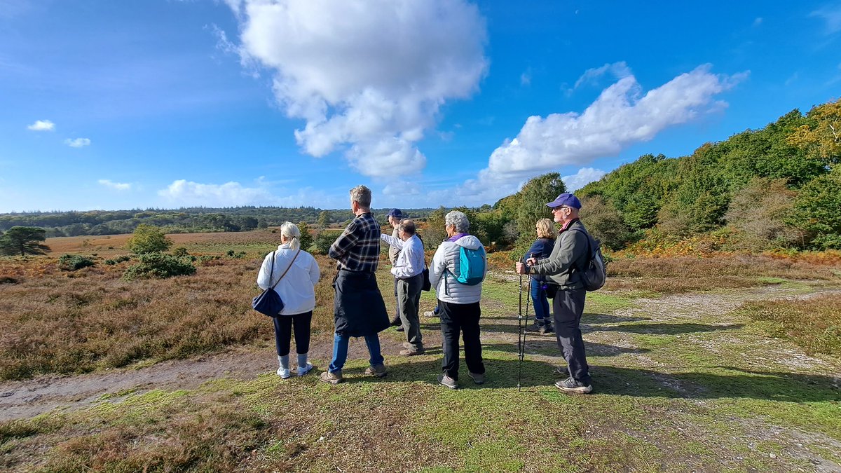 newforestranger's tweet image. A stunning day for our #NewForest Walking Festival guided walk in Sway &amp;amp; Setthorns with @NewForestNPA member @setarling. Other walks with rangers are available during the Festival so sign up now!