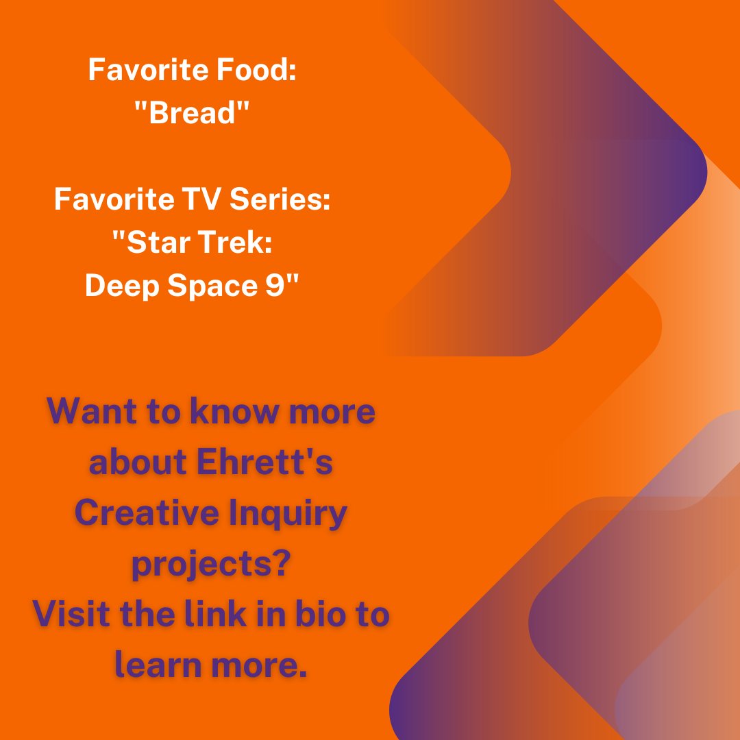 This week for Mentor Mondays, we are highlighting Dr. Carl Ehrett! Ehrett and Dr. Hudson Smith lead the Watt AI Creative Inquiry Program which enables AI education and research at Clemson. To learn more about Ehrett's project, visit the link in our bio! #Clemson #CIClemson