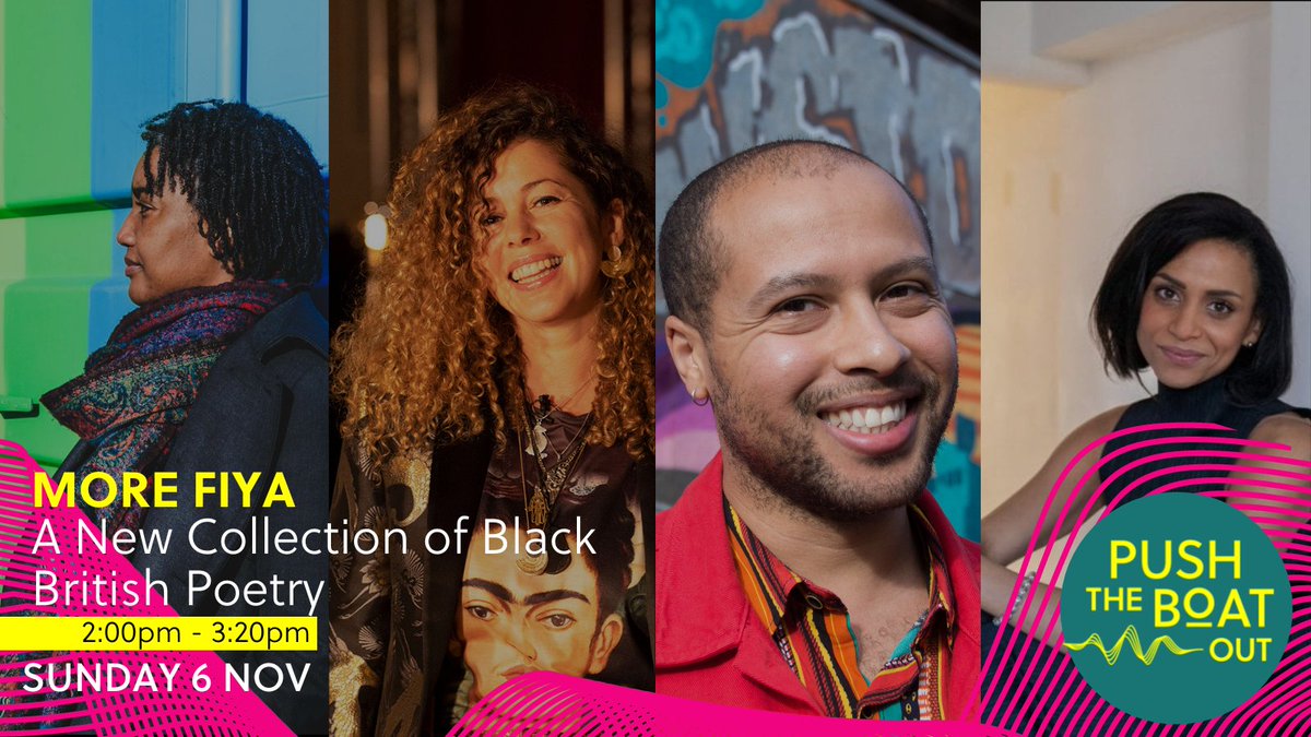 Edited by poet and DJ, Kayo Chingonyi, More Fiya celebrates the remarkable and blistering work of Black British poets in the UK. This event welcomes exceptional poets @DeanAtta, @janetteayachi, @rachelnalong, and @Degna to read from and discuss this era-defining new work.