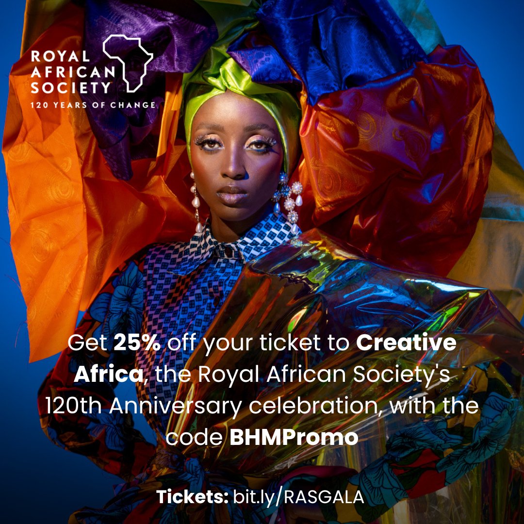 During #BlackHistoryMonth you can get 25% off your ticket to our 120th Anniversary Celebration at <a href="/aquashard/">aqua shard</a>! Enter the code "BHMPromo" at the checkout: bit.ly/RASGALA