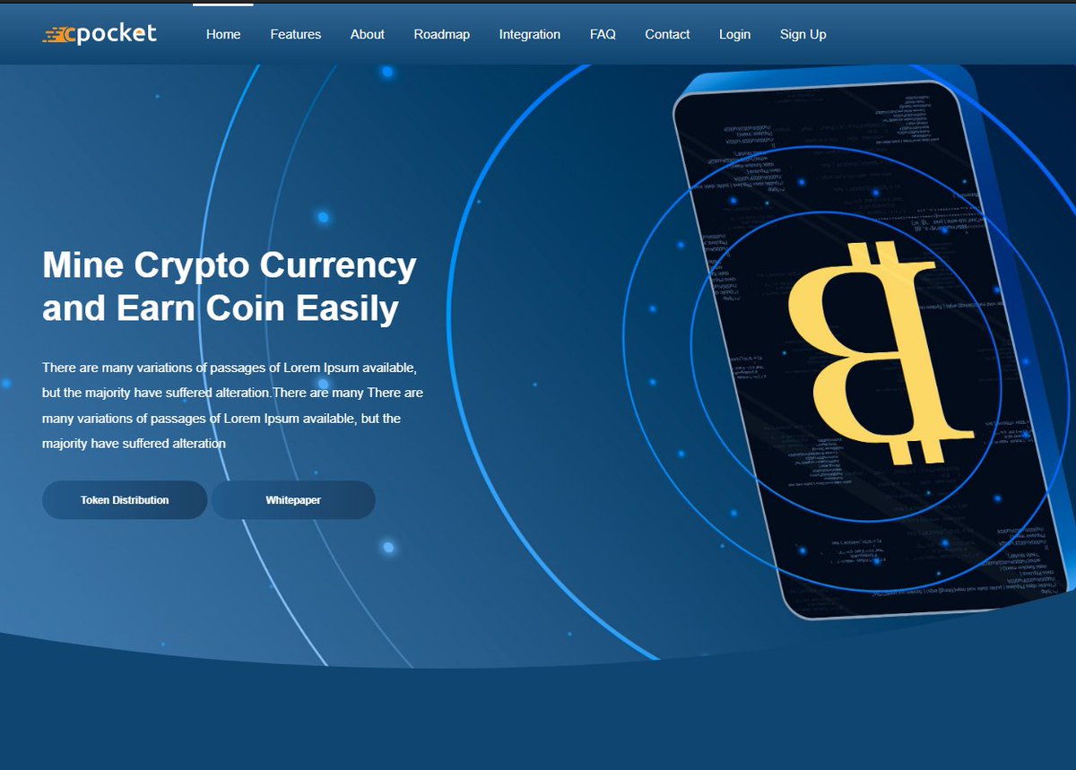 Mahmudul_hrifat's tweet photo. Cpocket Free Installation
CPocket is a complete CryptoCurrency secured wallet. The system platform is developed with the Laravel framework and MySQL.
https://t.co/UYHr0IYJHw
#cpocket #cryptowallet #btc #newcryptowallet #phpscripts https://t.co/nzUZcoChHA
