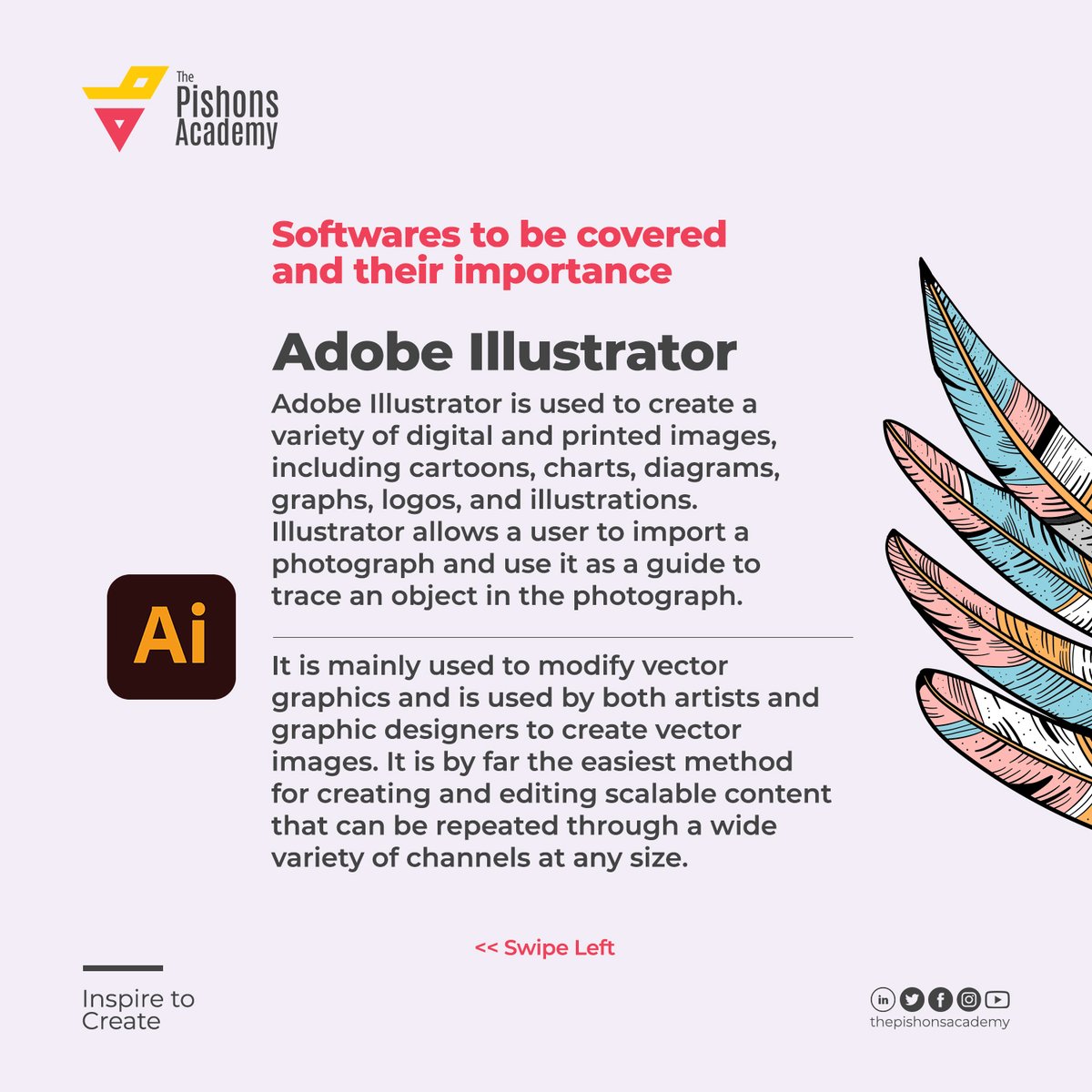 pishonsacademy's tweet image. Here are the design tools to be covered in our free grahic design practical class and their importance.
____
#ThePishonsAcademy #TPACommunity #goldinhma #ThePishonsAcademyCommunity #FreeLearning #learnforfree #TPAinspiretocreate