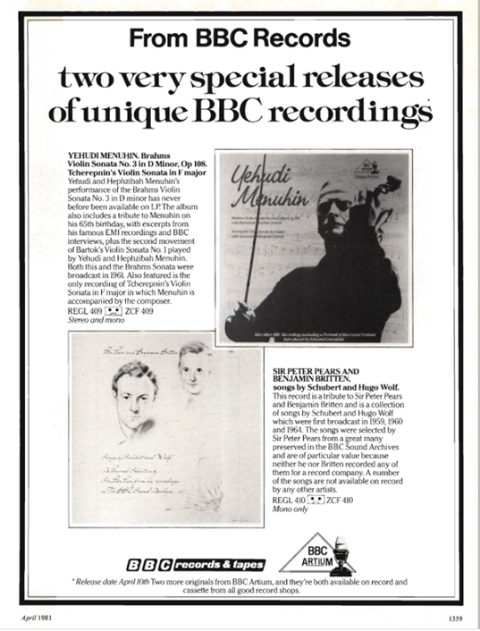 GramophoneMag's tweet photo. 🎉 Celebrating the @bbc 's 100th birthday by looking back in the Gramophone archives, finding Proms coverage, BBC Record ads and features about the renowned Carols from Kings 🎉

#BBC100 #BBCRadio #BBCArchives https://t.co/IyilGnEKk7