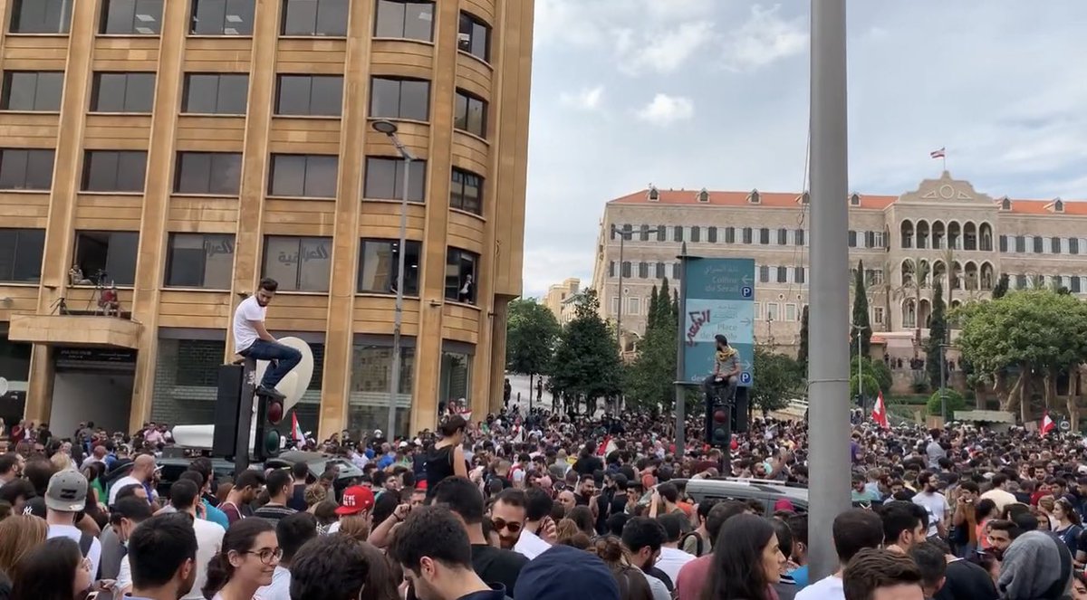 AfeefNess's tweet photo. As a journalist, this moment revealed how quickly and effectively audio can elevate voices. As a Lebanese, this Revolution revealed that no matter how bad it gets…you must hold on and push. While it’s hard to look back…hope never dies. #October #lebanon #lebaneserevolution https://t.co/OrPgaWanun