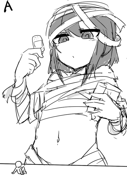 トリックオアトリート!
…もてなしがないならイタズラですね…あなたはどこに貼りましょう?
(どの子がお好み?) 