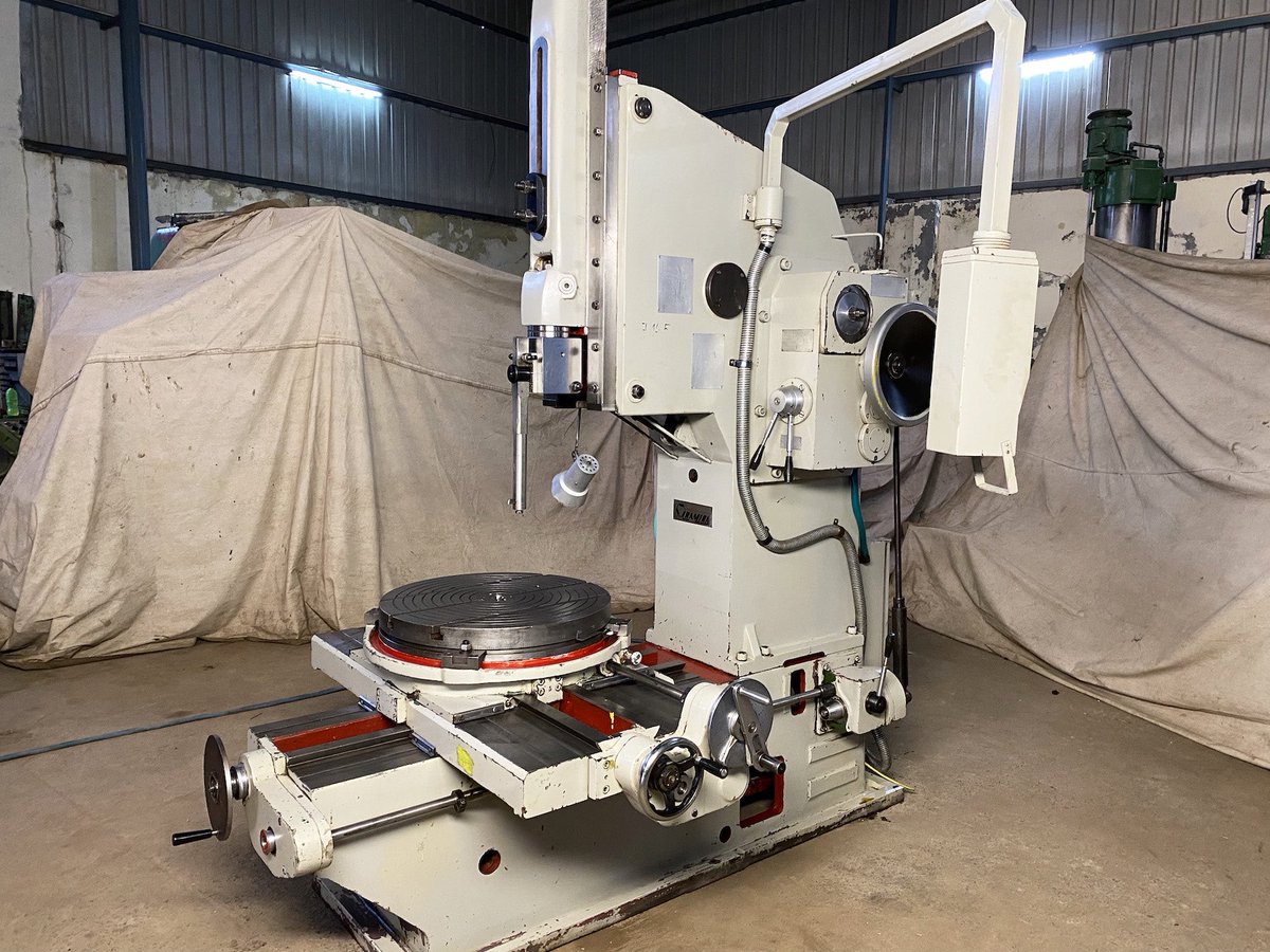 LibertyMetMach's tweet photo. Vertical Slotting Machine - Ramira (Romania) - Stroke Length 320 mm x 630 mm Table Diameter
#slotter #slotting #slottingmachine #slottingmachines #slottermachine #verticalslottingmachine #keywayslotting #machinetools #ramira #madeinromania #engineering #manufacturing #machining https://t.co/6ALVF5JbCN