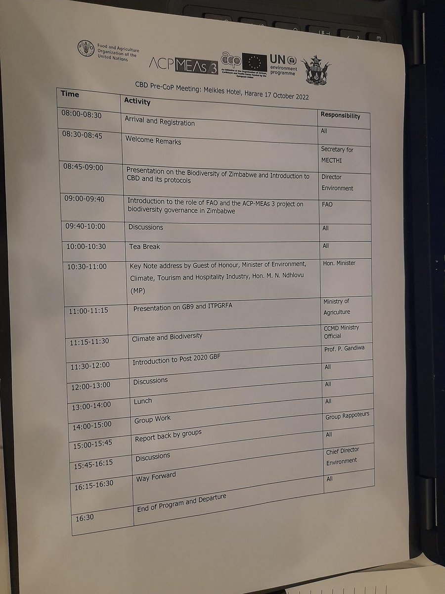 We are attending the Preparatory Meeting for the upcoming @UNBiodiversity #COP15.2 One of the meeting's main concerns are for stakeholders to review their expectations for the #Post2020 Global Biodiversity Framework & to align them with national goals - @vingiknowy #stopthesame