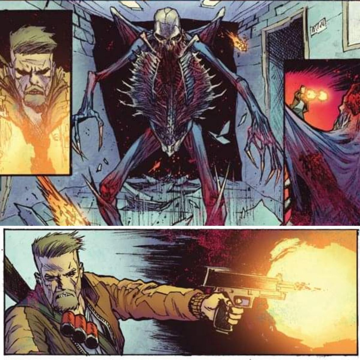 Some random panels from Revolvers issue 2, out in November from @TopCow ! 
