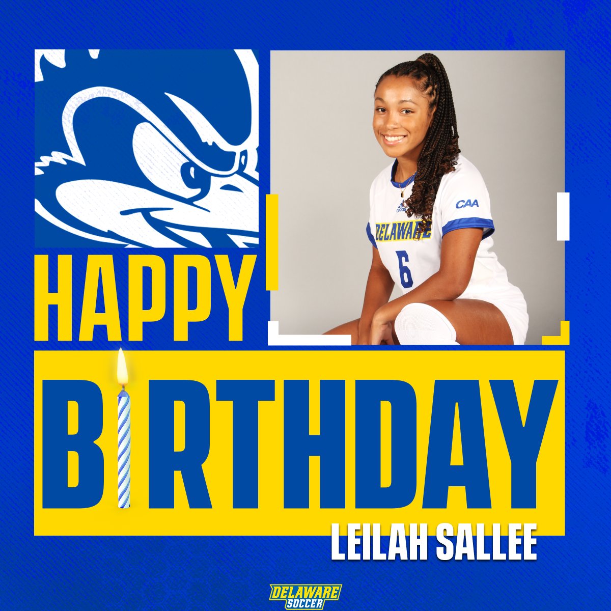 Oh, hey! We have 2⃣ Blue Hens celebrating a birthday today 🎂 Enjoy your day Izzy and Leilah 🥳