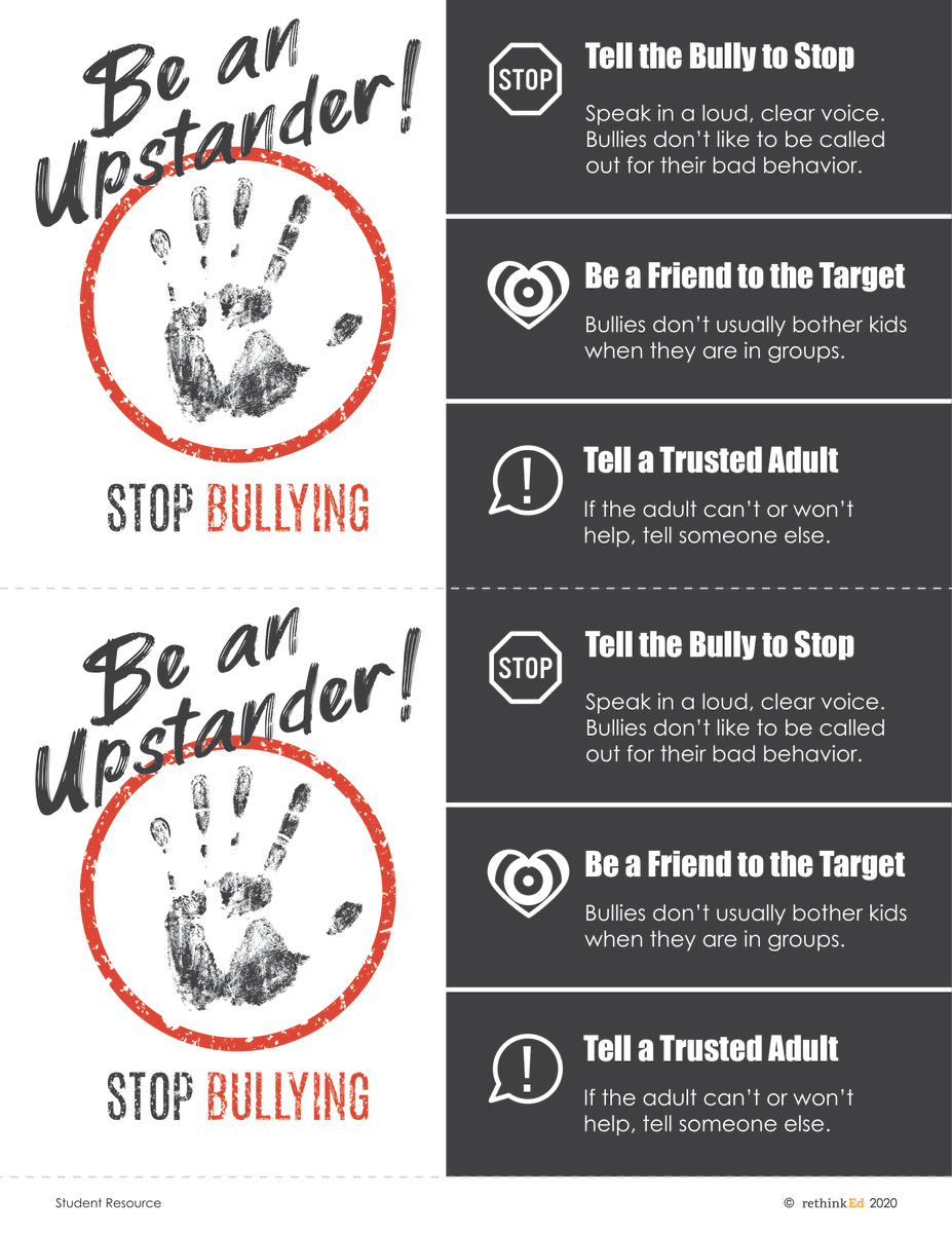 ed_rethink's tweet photo. Bullying can threaten students’ physical and emotional safety at school and can negatively impact their ability to learn. Training school staff and students to prevent and address bullying can help sustain bullying prevention efforts over time.

#AntiBullying #BullyingPrevention https://t.co/XdmsTNfM9V